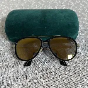 Gucci | Accessories | Gucci Gg062s0057mm Black Aviator  display picture 3